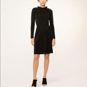 Tory Burch Dress Isabelle Metallic Knit Blouson